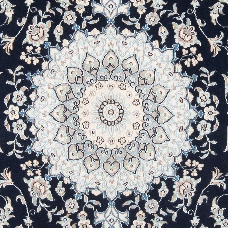 Alfombra Persa - Nain - Prima - 196 x 150 cm - azul oscuro