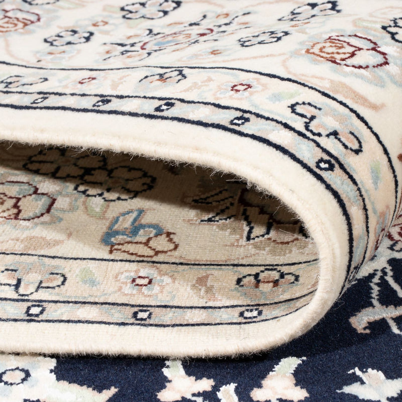 Alfombra Persa - Nain - Prima - 196 x 150 cm - azul oscuro