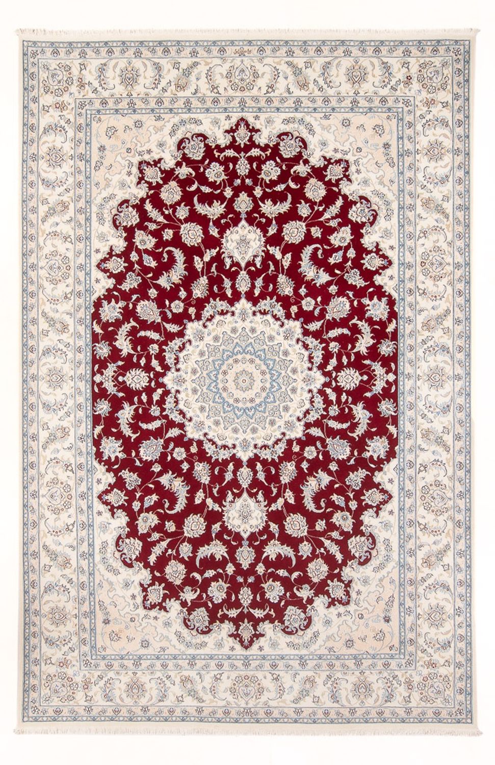Alfombra Persa - Nain - Prima - 290 x 200 cm - rojo