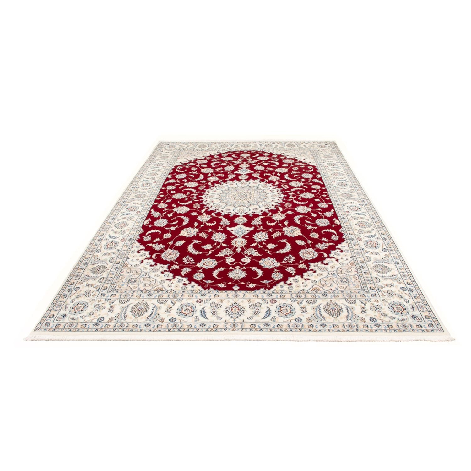Alfombra Persa - Nain - Prima - 308 x 196 cm - rojo