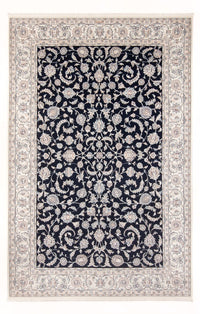 Alfombra Persa - Nain - Prima - 294 x 198 cm - azul oscuro