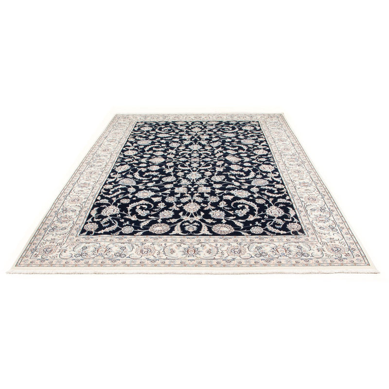 Alfombra Persa - Nain - Prima - 294 x 198 cm - azul oscuro