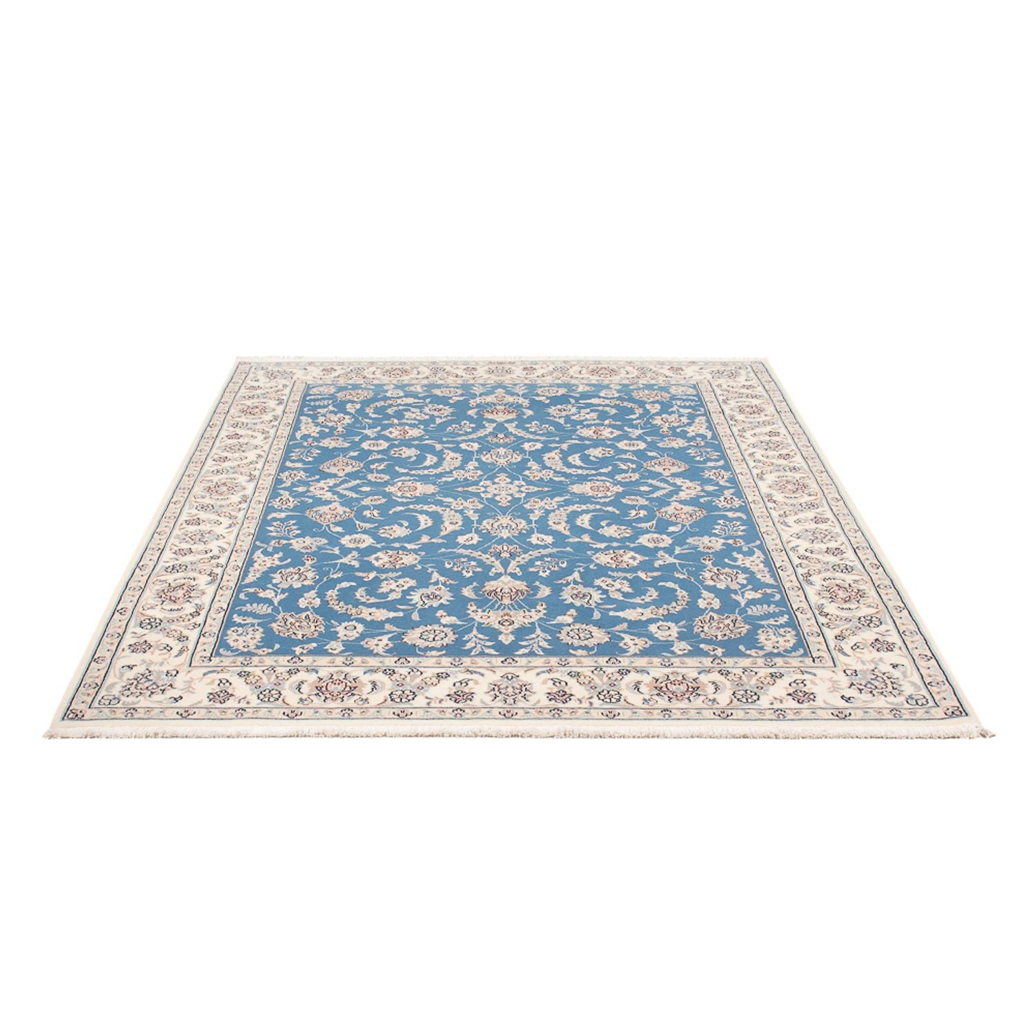Alfombra Persa - Nain - Prima - 198 x 152 cm - azul