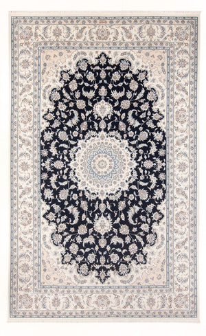Alfombra Persa - Nain - Prima - 303 x 200 cm - azul oscuro