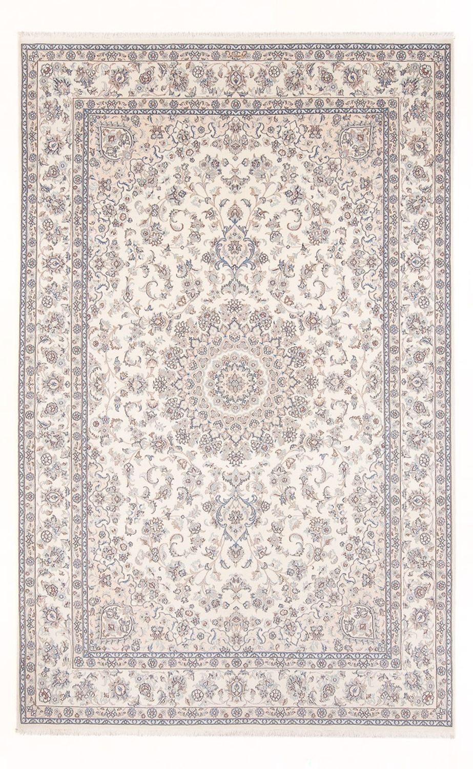 Alfombra Persa - Nain - Prima - 294 x 198 cm - crema