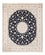 Alfombra persa - Nain - 280 x 227 cm - azul oscuro