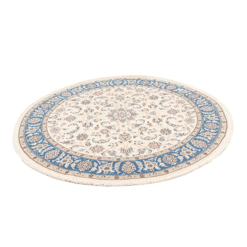 Alfombra Persa - Nain - Prima redondo  - 150 x 150 cm - crema