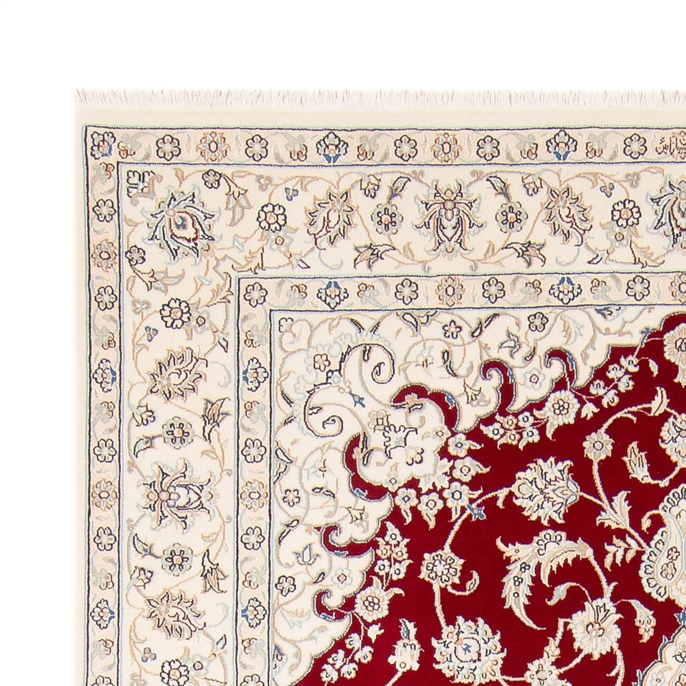 Alfombra persa - Nain - 242 x 168 cm - rojo