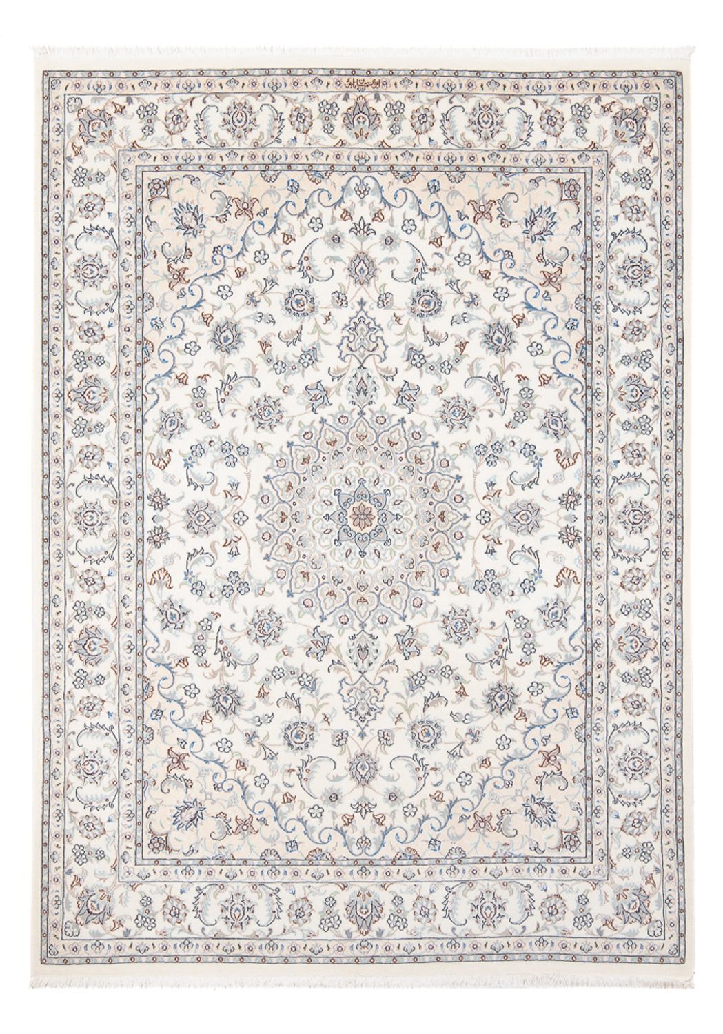 Alfombra Persa - Nain - Prima - 204 x 150 cm - crema