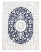 Nain - 9La Alfombra 147x196cm - Alfombra persa - azul oscuro