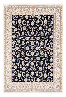 Alfombra persa - Nain - 235 x 172 cm - azul oscuro