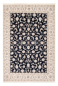 Alfombra persa - Nain - 235 x 172 cm - azul oscuro