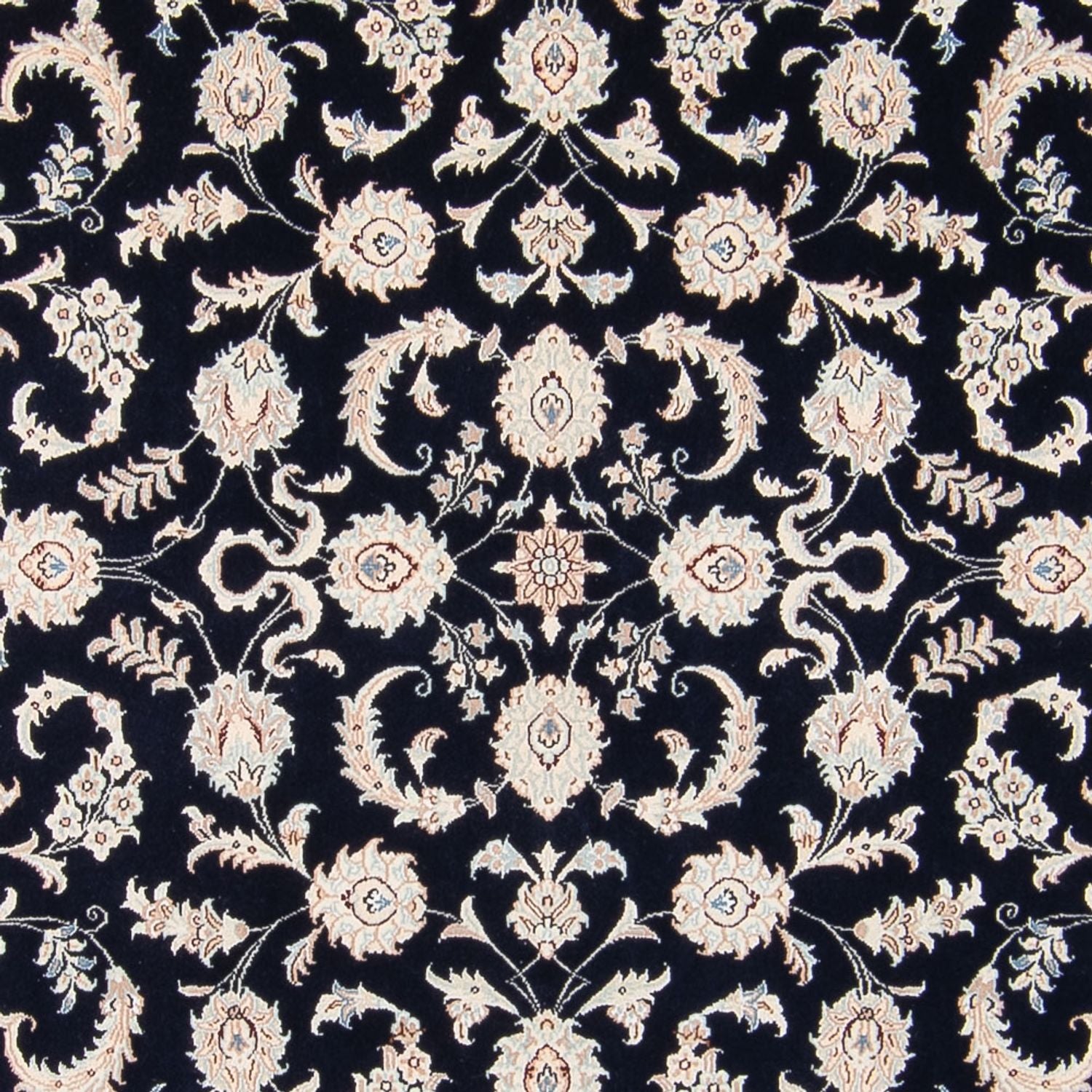 Alfombra persa - Nain - 235 x 172 cm - azul oscuro