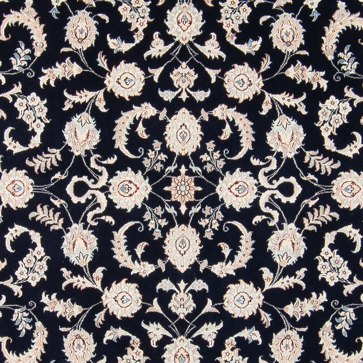 Alfombra persa - Nain - 235 x 172 cm - azul oscuro