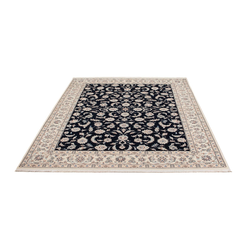 Alfombra persa - Nain - 235 x 172 cm - azul oscuro