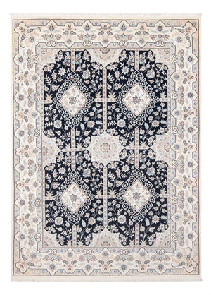 Alfombra Persa - Nain - Prima - 205 x 153 cm - azul oscuro