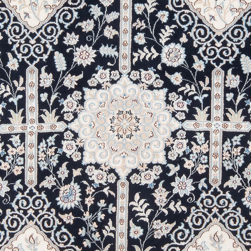 Alfombra Persa - Nain - Prima - 205 x 153 cm - azul oscuro