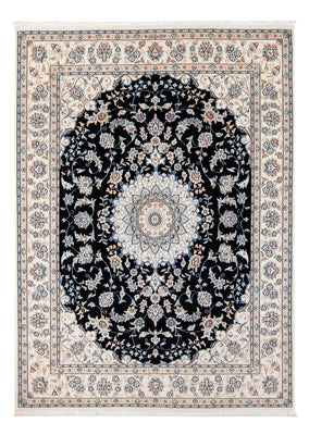 Alfombra Persa - Nain - Prima - 204 x 149 cm - azul oscuro