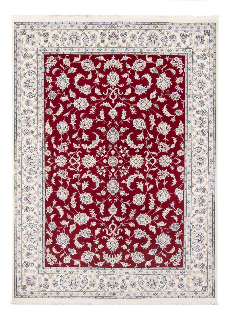 Alfombra Persa - Nain - Prima - 198 x 149 cm - rojo