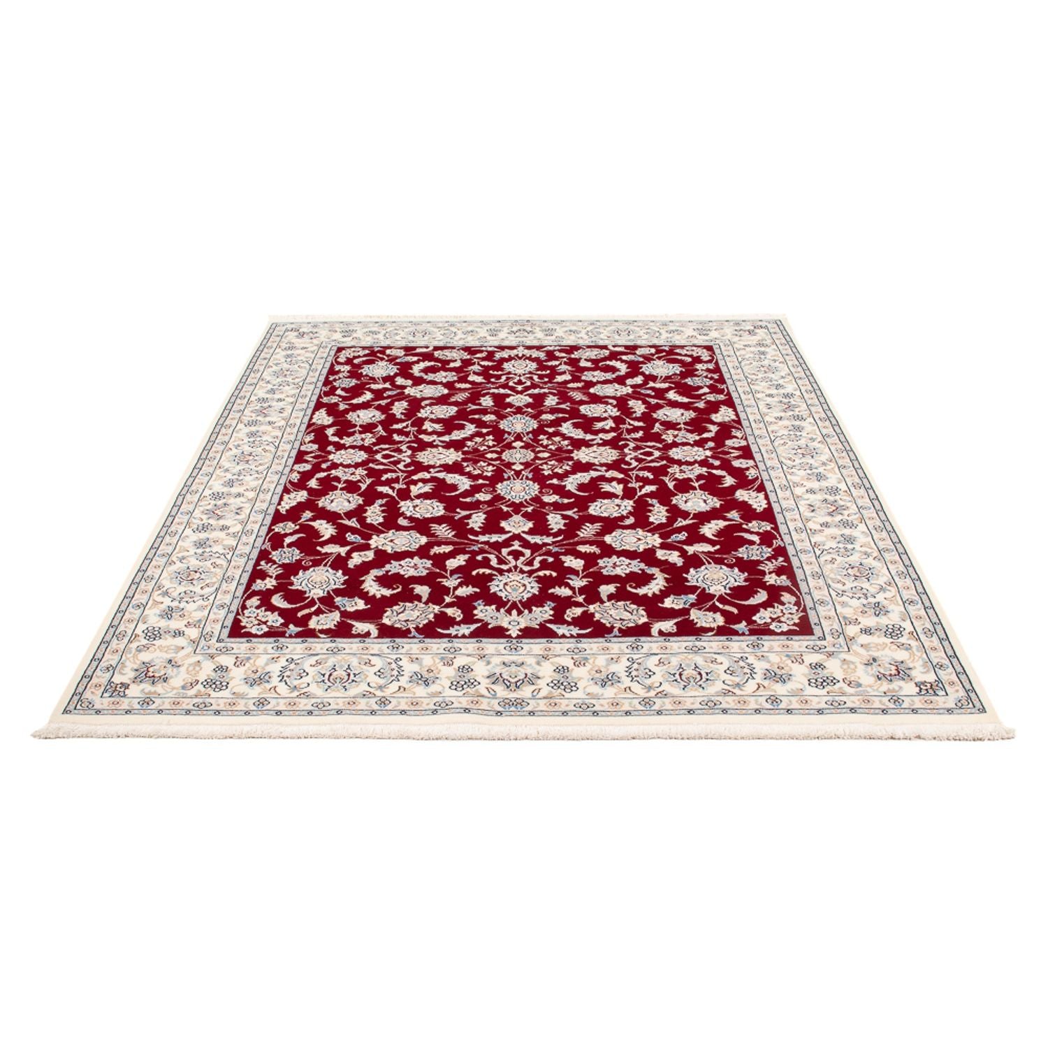 Alfombra Persa - Nain - Prima - 198 x 149 cm - rojo
