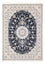 Alfombra Persa - Nain - Prima - 203 x 149 cm - azul oscuro