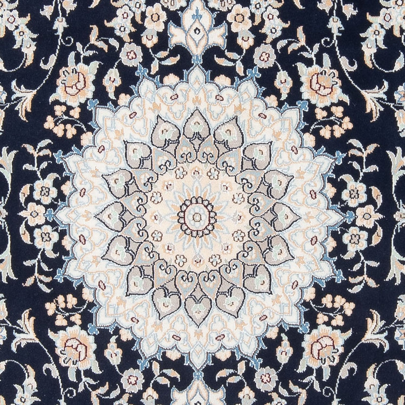 Alfombra Persa - Nain - Prima - 203 x 149 cm - azul oscuro