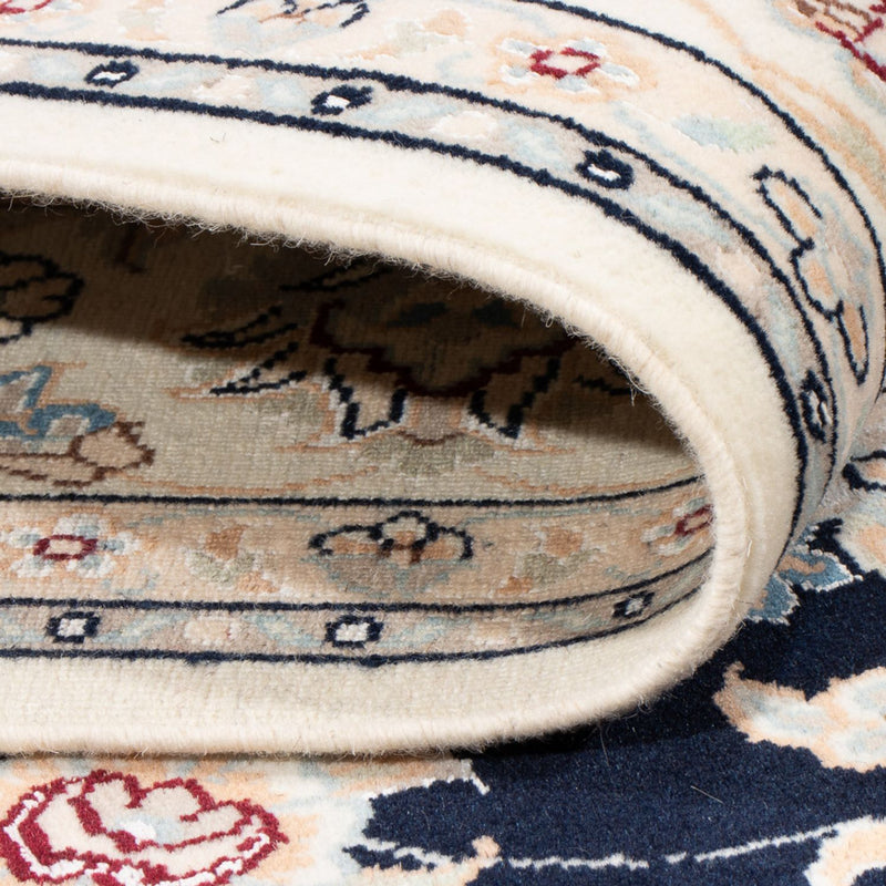 Alfombra Persa - Nain - Prima - 203 x 149 cm - azul oscuro