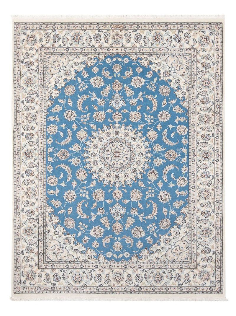 Alfombra Persa - Nain - Prima - 206 x 147 cm - azul