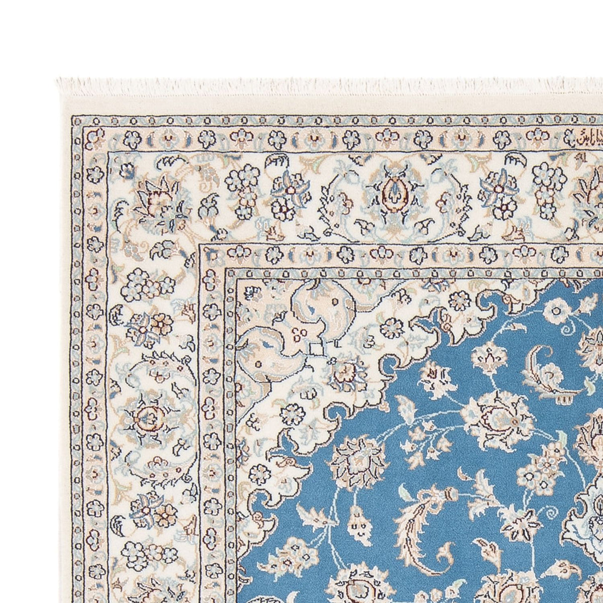 Nain - 6La Alfombra 147x206cm - Alfombra persa - azul
