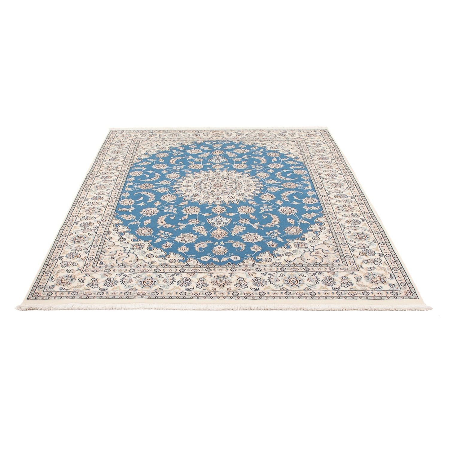 Alfombra Persa - Nain - Prima - 206 x 147 cm - azul