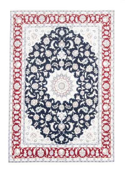 Nain - 9La Alfombra 145x203cm - Alfombra persa - azul oscuro
