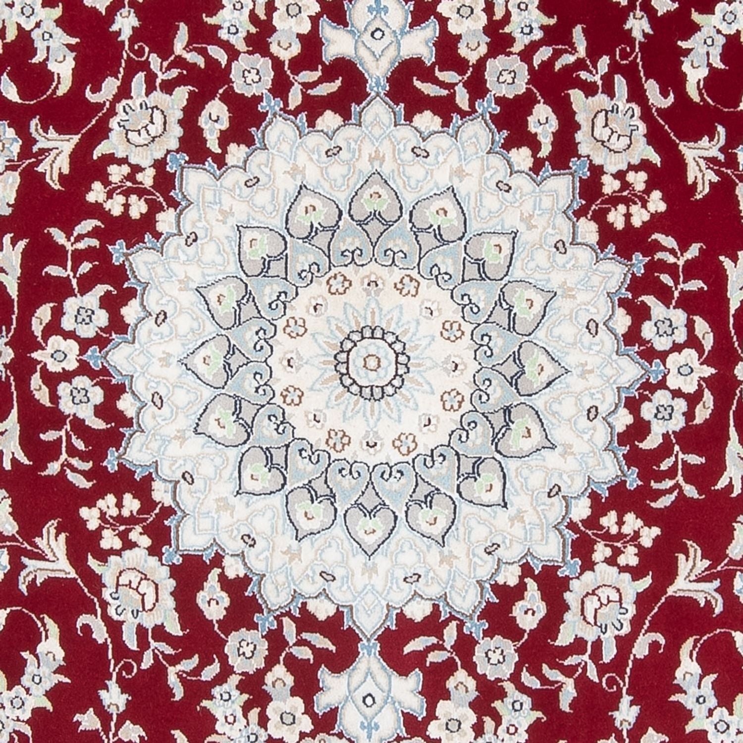 Alfombra Persa - Nain - Prima - 200 x 146 cm - rojo
