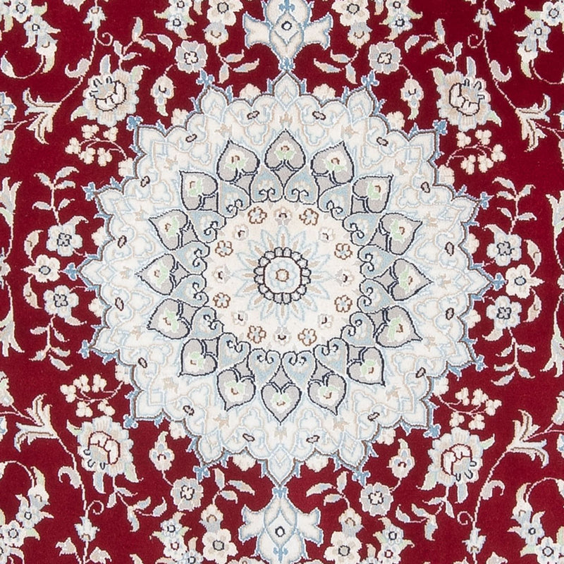 Alfombra Persa - Nain - Prima - 200 x 146 cm - rojo