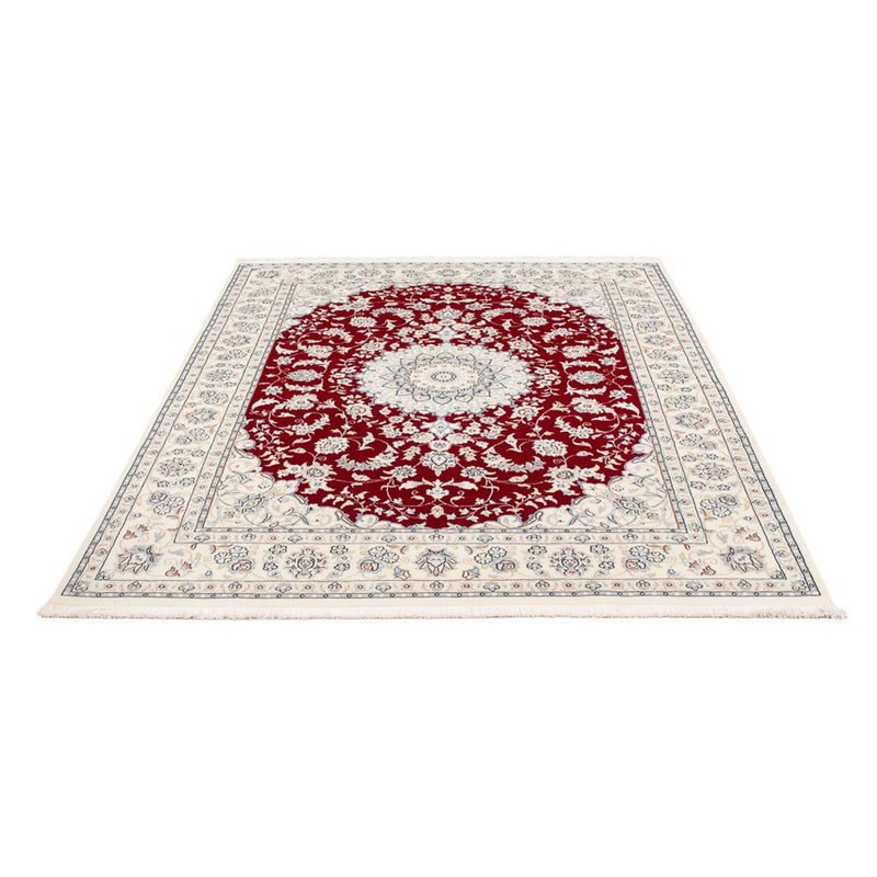 Alfombra Persa - Nain - Prima - 200 x 146 cm - rojo