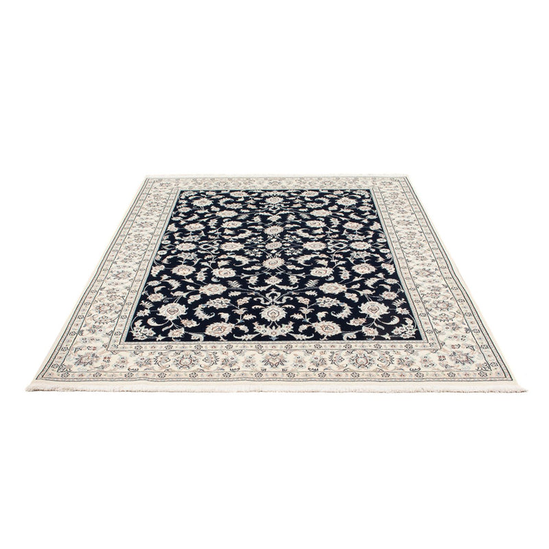Alfombra Persa - Nain - Prima - 200 x 147 cm - azul oscuro