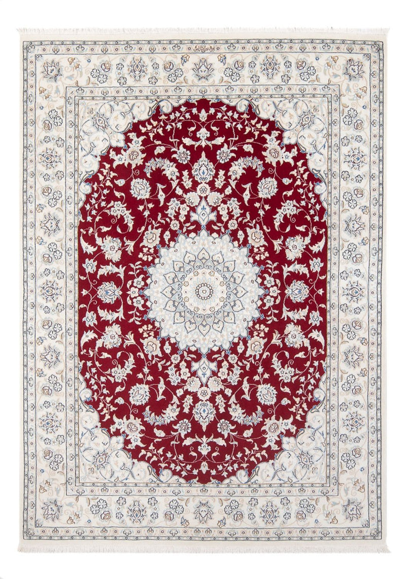 Alfombra Persa - Nain - Prima - 205 x 148 cm - rojo
