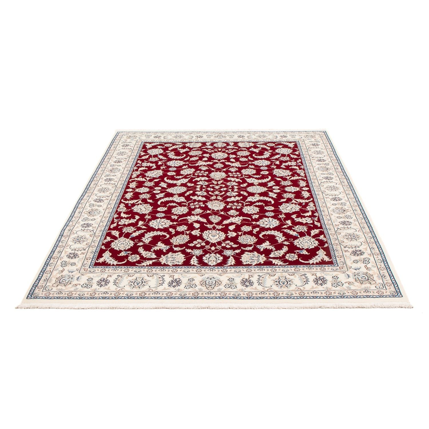 Alfombra Persa - Nain - Prima - 204 x 146 cm - rojo