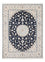 Alfombra Persa - Nain - Prima - 202 x 151 cm - azul oscuro