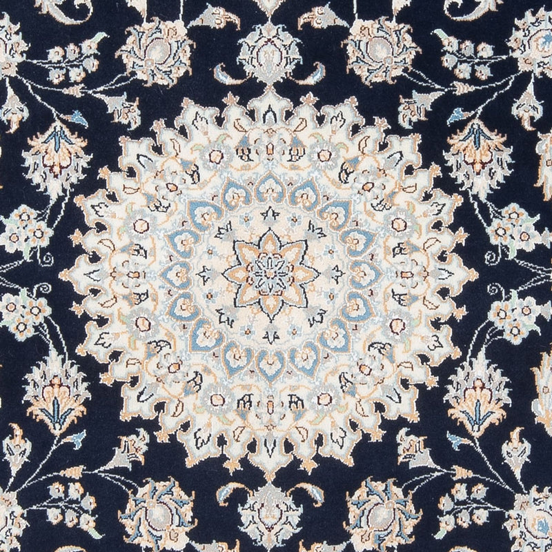 Alfombra Persa - Nain - Prima - 202 x 151 cm - azul oscuro