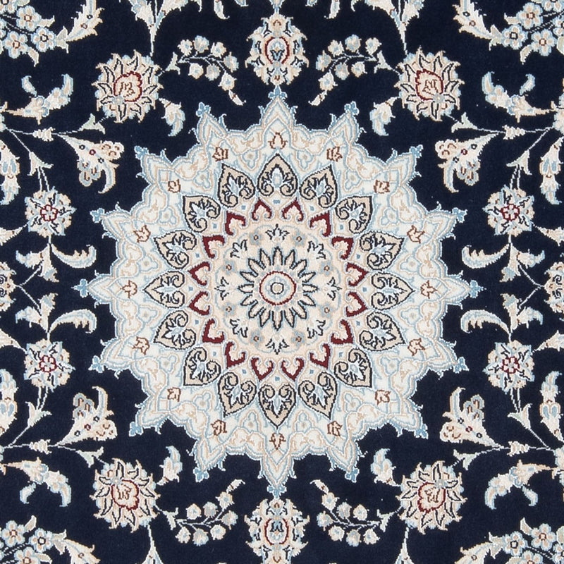 Alfombra Persa - Nain - Prima - 207 x 149 cm - azul oscuro