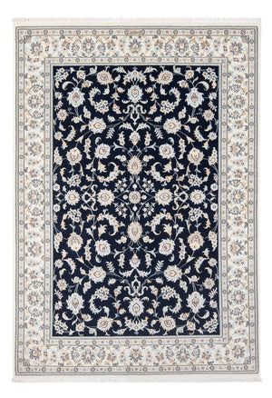 Alfombra Persa - Nain - Prima - 205 x 148 cm - azul oscuro