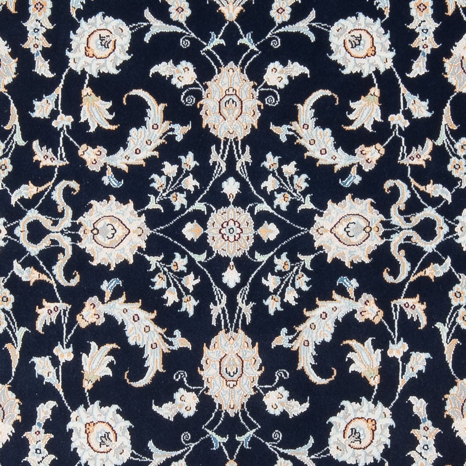 Alfombra Persa - Nain - Prima - 205 x 148 cm - azul oscuro