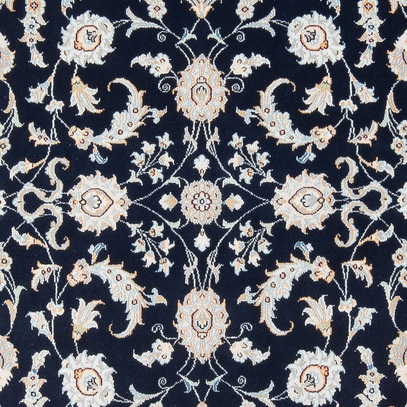 Alfombra Persa - Nain - Prima - 205 x 148 cm - azul oscuro
