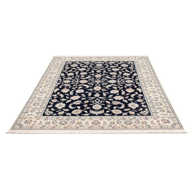Alfombra Persa - Nain - Prima - 205 x 148 cm - azul oscuro