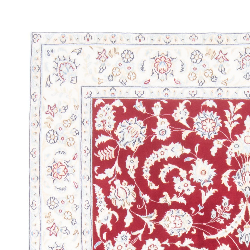 Alfombra Persa - Nain - Real - 200 x 150 cm - rojo