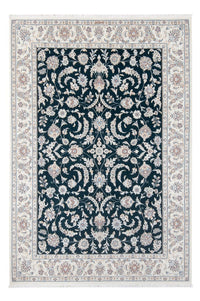 Alfombra Persa - Nain - Prima - 210 x 148 cm - azul oscuro