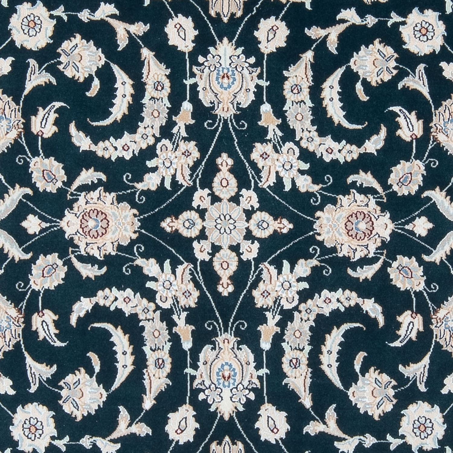 Alfombra Persa - Nain - Prima - 210 x 148 cm - azul oscuro