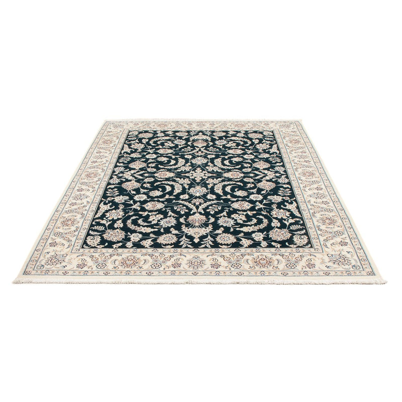 Alfombra Persa - Nain - Prima - 210 x 148 cm - azul oscuro