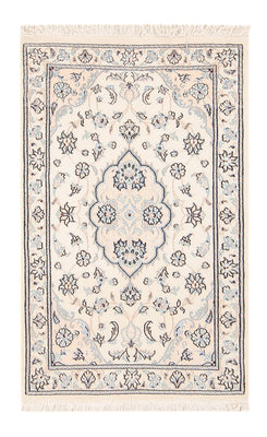 Alfombra persa - Nain - 95 x 55 cm - crema