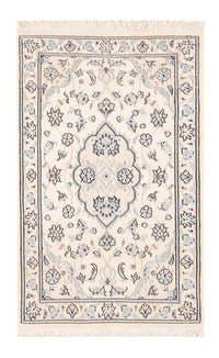 Alfombra persa - Nain - 95 x 55 cm - crema